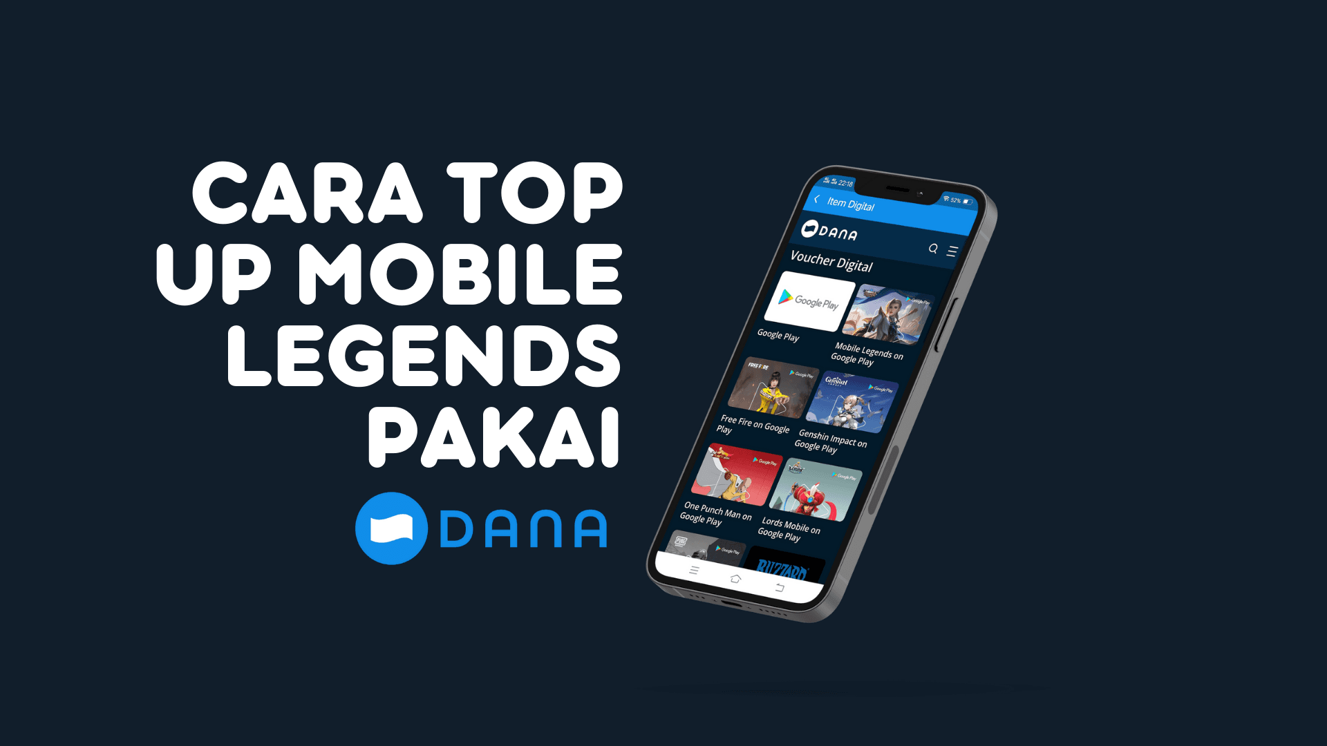 Cara Top Up Mobile Legends Pakai Dana